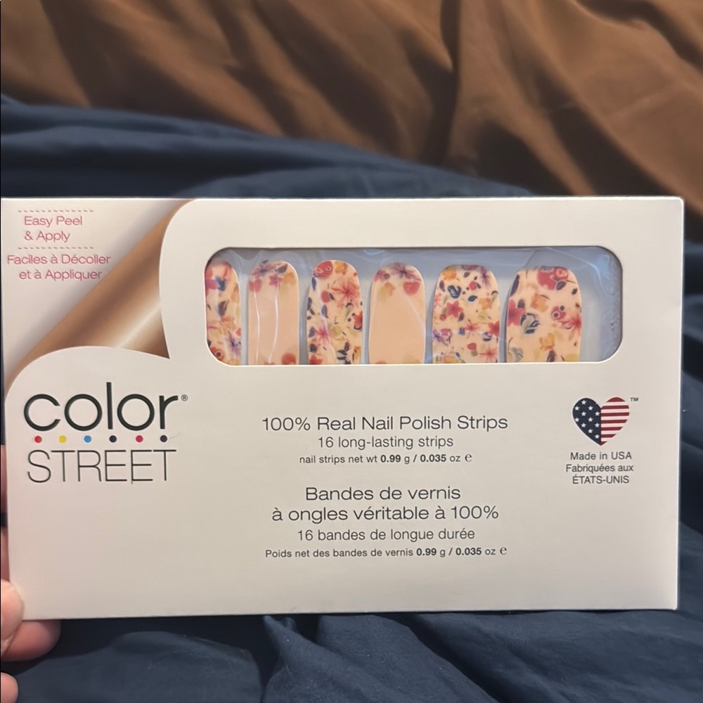 Color Street Pink and Cream Nail Polish Strips Party Supplies